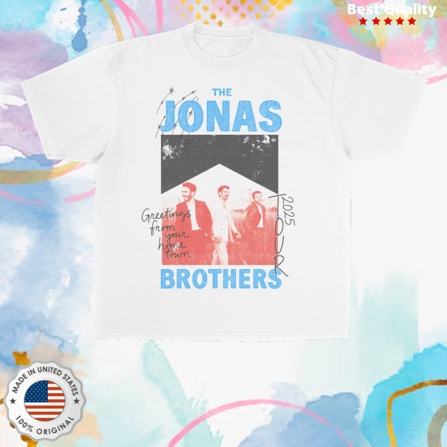 Jonas Brothers Greetings From Your Home Town 2025 Tank Top Jonas Brothers Crayon