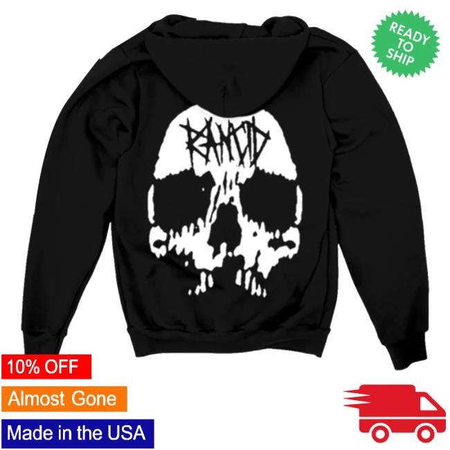 Rancid Skull T-Shirt Rancid Merch Store Shop Skull