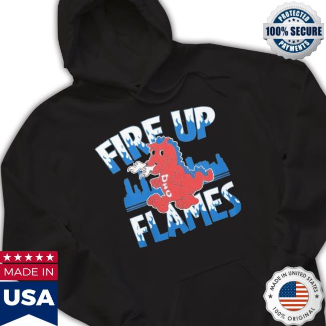 Uic Sparky D. Dragon Fire Up Flames Shirt