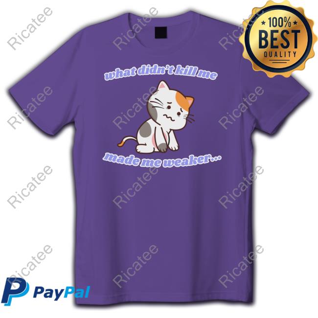 Bruhtees What Didn't Kill Me Made Me Weaker Tee