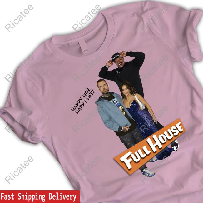 Official Happy Wife Happy Life Full House Long Sleeve T Shirt