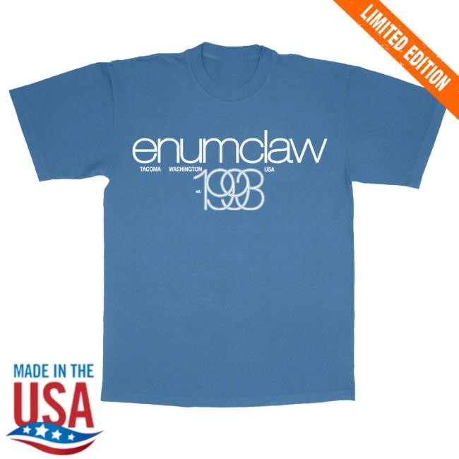Official Run For Cover Records Merch Enumclaw Tacoma 93 Crewneck Sweatshirt