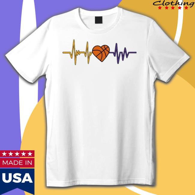 Ftd Apparel La Basketball Heartbeat Shirt