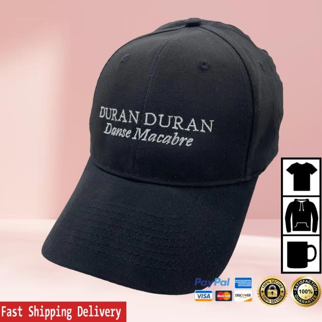 Duran Duran Official Store Black Danse Macabre Low Profile New Twill Cap