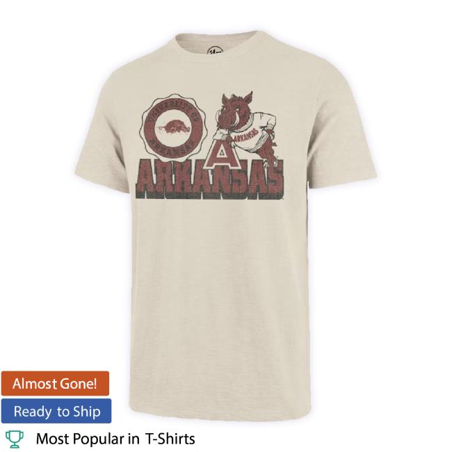 Official Arkansas Razorbacks Bottom Line '46 Scrum S/S Sweaters