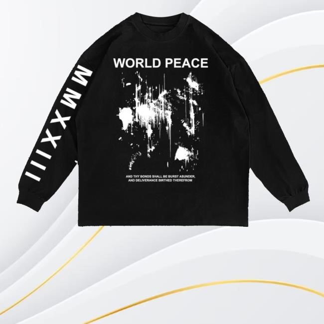 World Fucking Peace Merch Store Shop Bonds Burst Asunder World Peace Tee