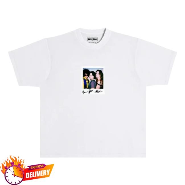Trending Polaroid White Unisex Sweatshirt Where Is Muna Shop Merch Store