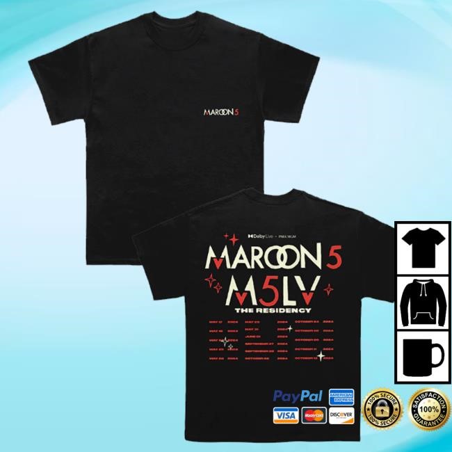 Maroon5 Store The Residency Funny Shirt