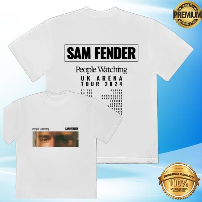 Official Sam Fender Uk Tour Dateback White Shirt Official Sam Fender Uk Tour Dateback White T Shirts