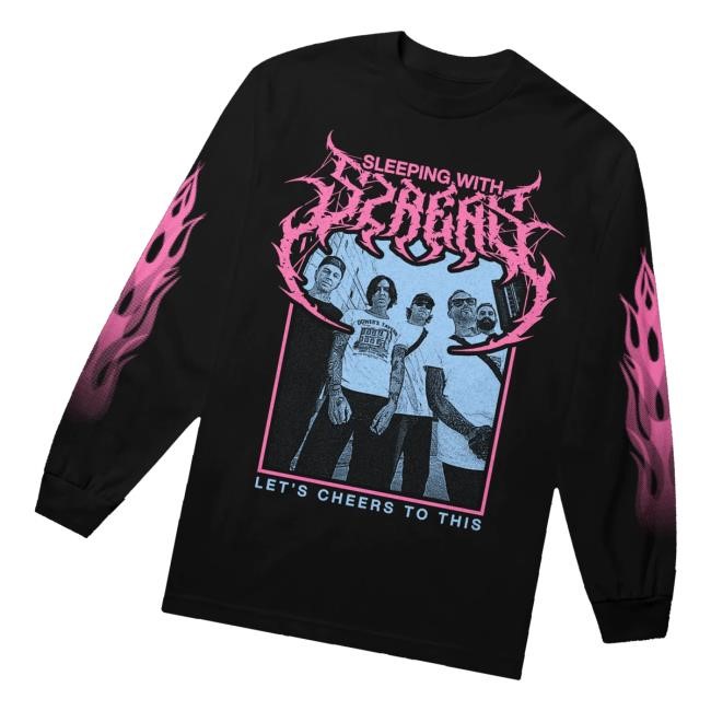 Sleeping With Sirens Merch Metal Black New Shirt