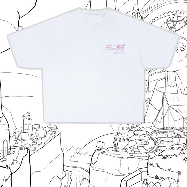 Lace Up White T-Shirt Cold Culture Merch Store