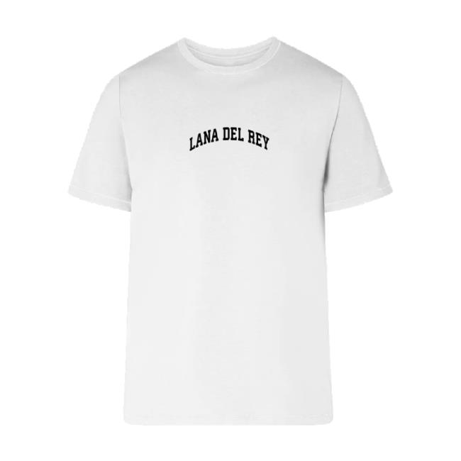Trending Shop Lana Del Rey Merch Store White Tee With Lana Del Rey Logo Shoplanadelrey Shop
