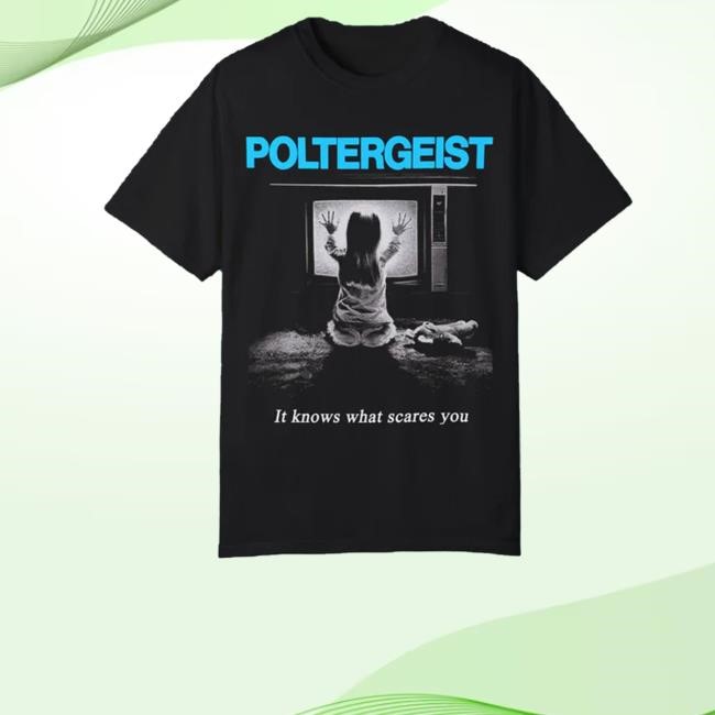 Ironfortressrecords Merch Poltergeist It Knows What Scares You Horror Movie Shirt