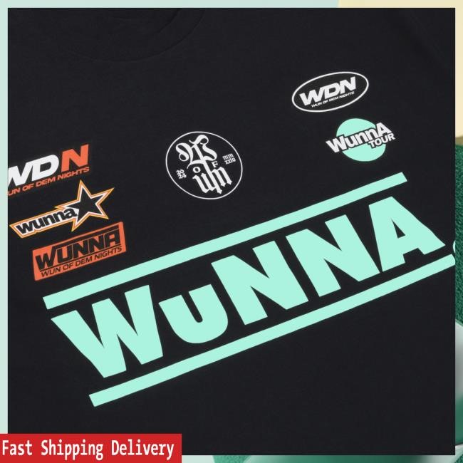 Gunna Wunna Merch Store Shop Wunna Tour Tee Shirt