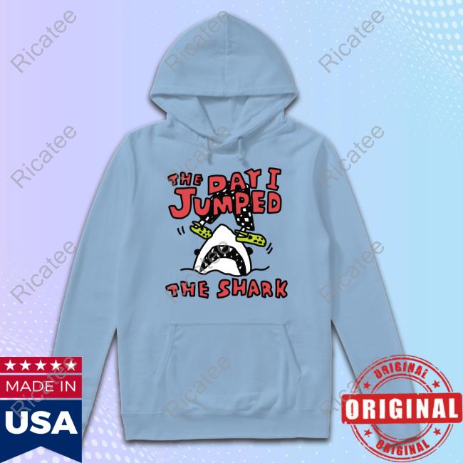 Official Zoebreadtok The Day I Jumped The Shark Sweatshirt