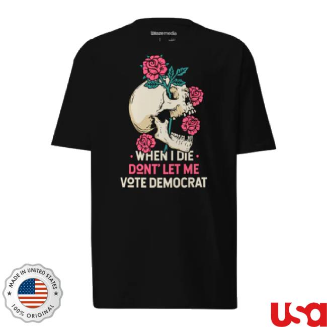 Original Blaze Media Merch Store Blaze Heritage Dlmvd Skull & Roses Heavyweight Classic Shirt Blazemedia Shop
