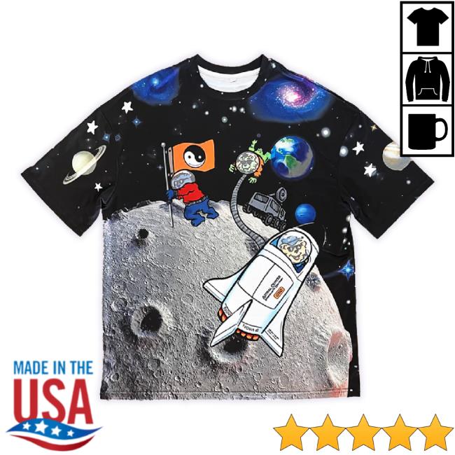 Official Griz Merch Store Space Camp Cosmic Explorer All-Over-Print Hoodie Sweatshirt Mynameisgriz Shop