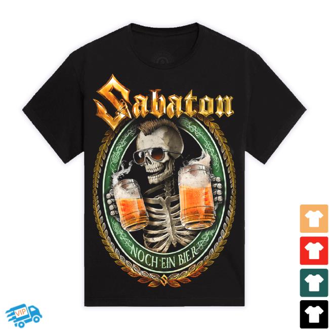 Official Sabaton Store Merch Noch Ein Bier Tee Smoke Sabaton Apparel Clothing Shop