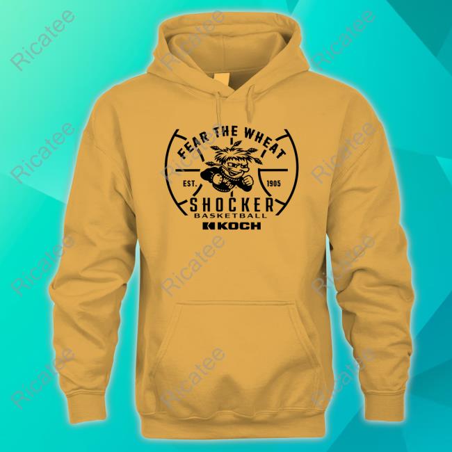 Fear The Wheat Est 1905 Shocker Basketball Tee Shirt