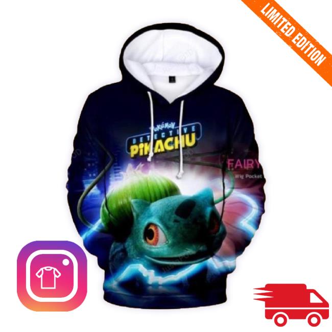 Official Pokemon Detective Pikachu Bulbasaur 3D New Shirt Impressive Gift For Men And Women