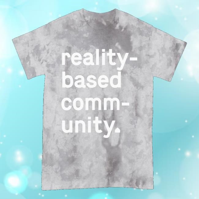 American Mary Store The National Reality Based Community Tie Dye Tee