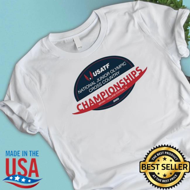 2022 Usatf National Junior Olympic Cross Country Championships Logo Tee Shirt