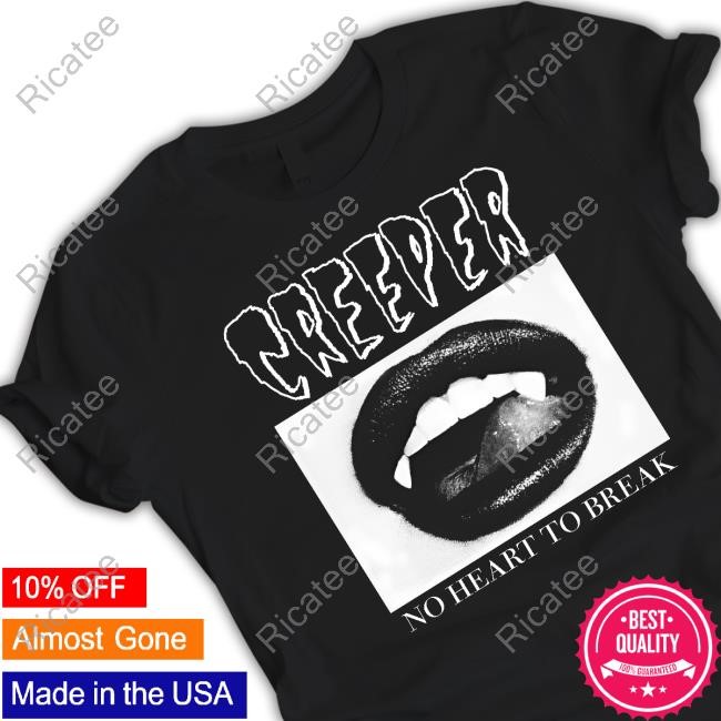 Official Creeper Fangs No Heart To Break Hoodie