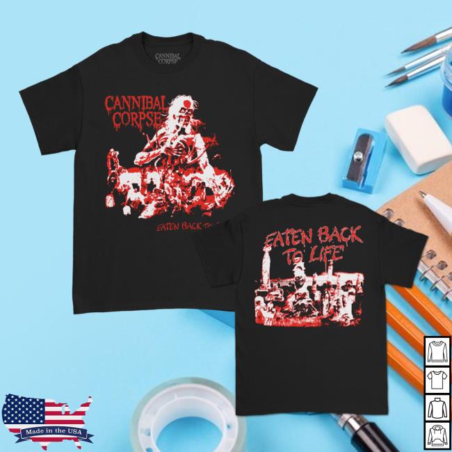 Trending Cannibal Corpse Merch Store Eaten Back To Life Alternate Hoodie Sweatshirt (Black) Cannibalcorpse Shop