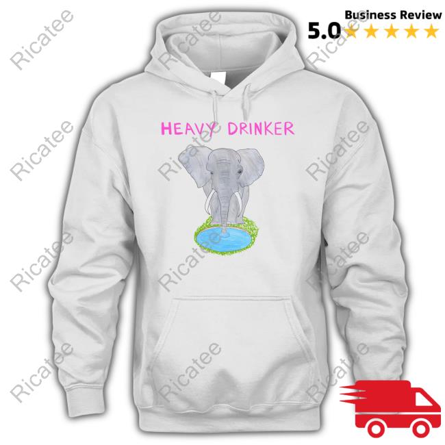 Dave Portnoy Wearing Heavy Drinker Long Sleeved T-Shirt
