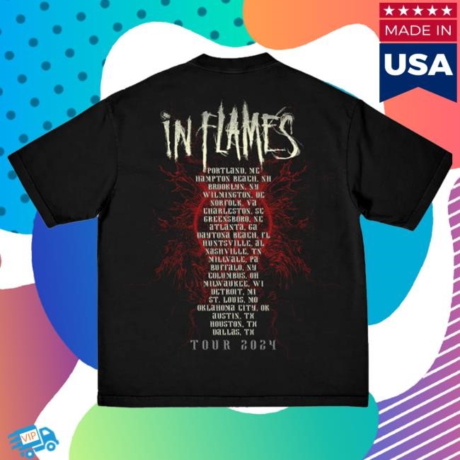 Inflames Merch Timehold Tour Crewneck Sweatshirt