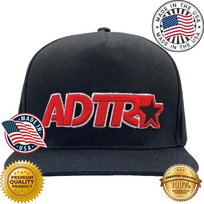 Official Adtr Store Merch Star Logo Snapback twill cap