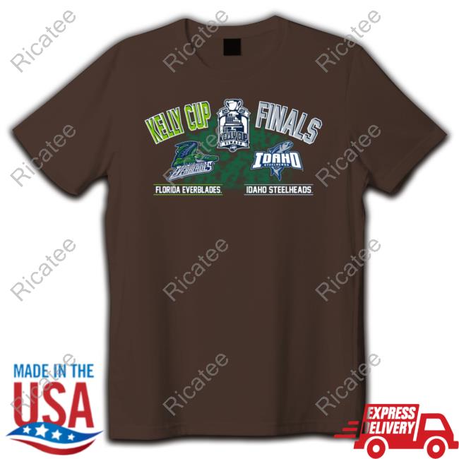 Florida Everblades Vs Idaho Steelheads 2023 Kelly Cup Finals Dueling Long Sleeve Tee