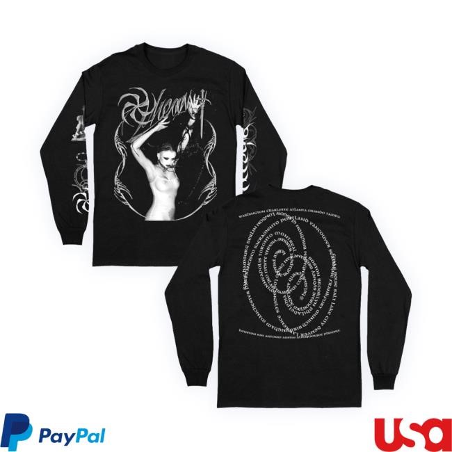 Official Allotment Store Goddess Tour Dates Black Shirt