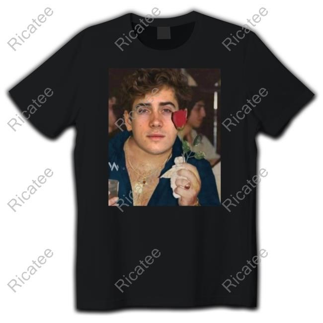 Franco Mattioli With A Rose Tee Shirt