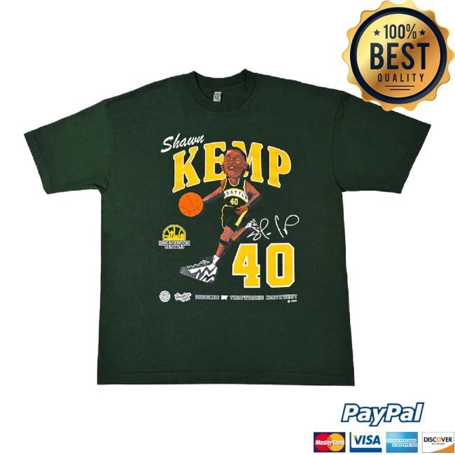 Trending Sneaker Con X Shawn Kemp Heavyweight Shirts Sneaker Con Merch Store