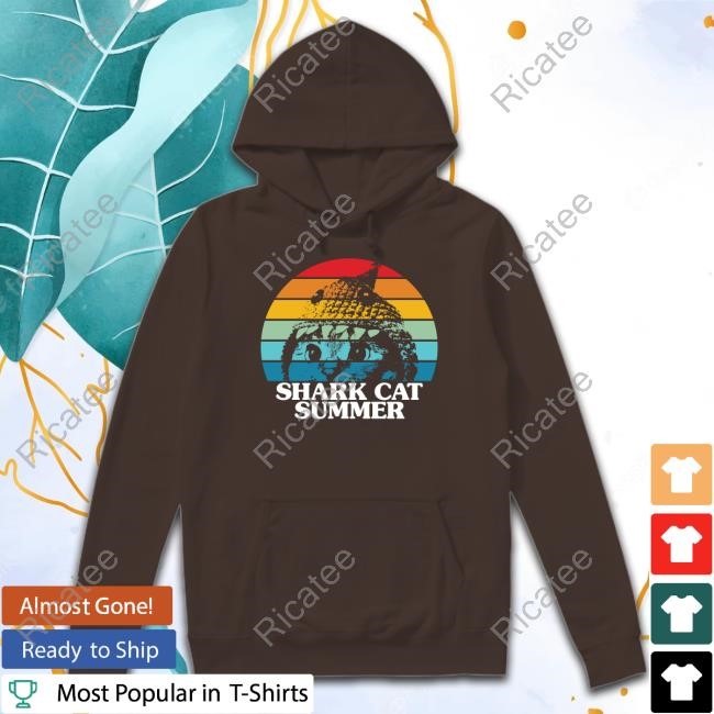 Sharkcatsolana Shark Cat Summer Pride Long Sleeve T Shirt