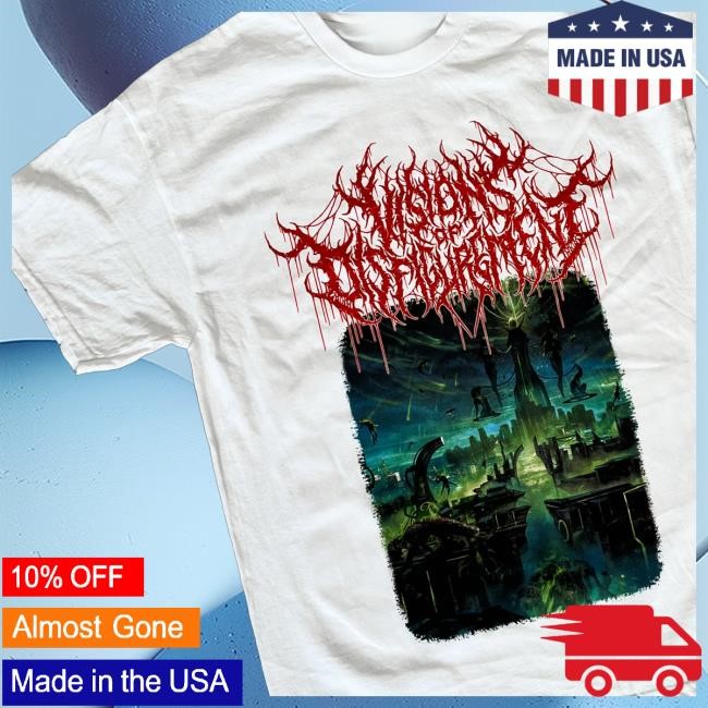 Reality Fade Merch Shop Store Official Visions Of Disfigurement 'Vile Mutation' White Tank Top