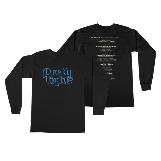 Limited Pretty Lights Music Merch Shop 2023 Tour Longsleeve W/ Dates (Black) t-shirt, hoodie, tank top, sweater and long sleeve t-shirt