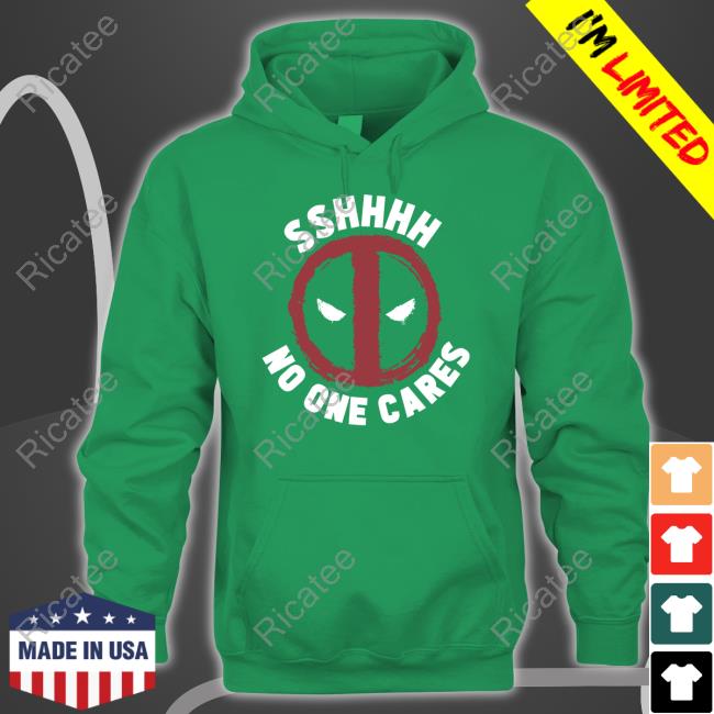 Marvel Big & Tall Deadpool Sshhhh No One Cares Shirt Clips That Go Hard Marvel Big & Tall Deadpool Sshhhh No One Cares Sweatshirt