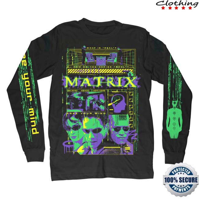 Official Studiohouse Designs The Matrix Long Sleeve Tshirt