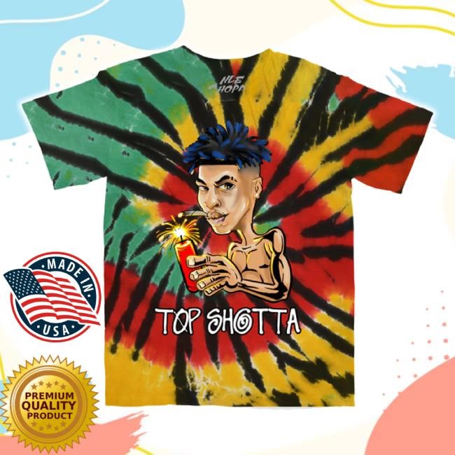 Official Dynamite Rasta Tie Dye Hoodie Sweatshirt Nle Choppa Shop Merch Store