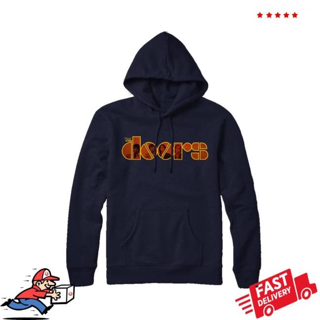 The Doors Merch Store The Doors Navy Logo Tee