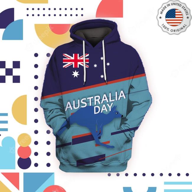 Official 26Th January Australia Day 3D All Over Print New Hoodies