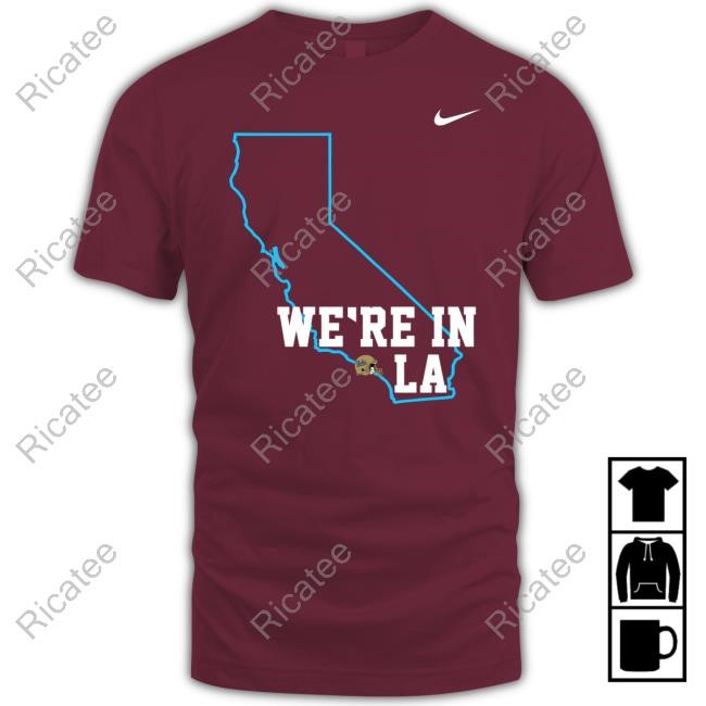 We’Re In La Tee Deshaun Foster Wearing We’Re In La Sweatshirt
