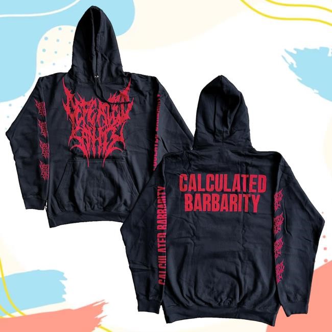 Realityfade Merch Store Defeated Sanity 'Calculated Barbarity' Crewneck Sweatshirt