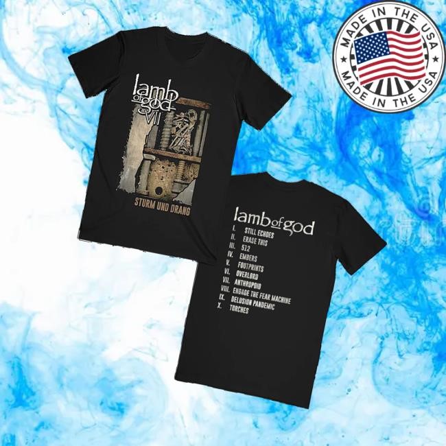 Lamb Of God Shop Sturm Und Drang Tracklist Vintage Sweatshirt
