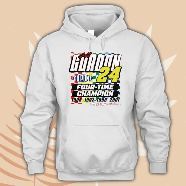 Trending Jeff Gordon 24 Four Time Champion Signature Unisex Sweatshirt