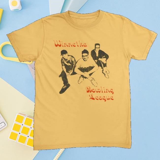 Winnetka Bowling League Store Yellow Tee