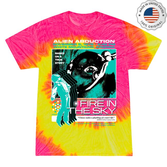 Official Studiohouse Designs Fire In The Sky Tie Dye Shirts Pink/Yellow