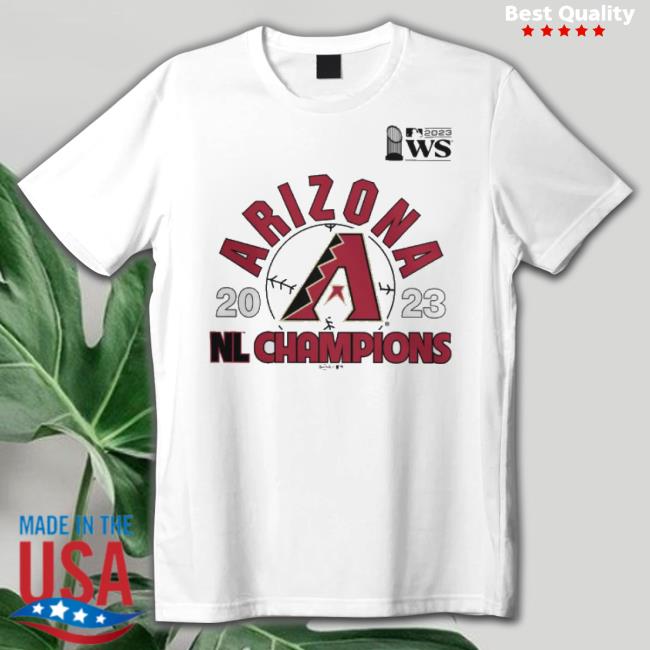 Trending Men's Majestic Threads Oatmeal Arizona Diamondbacks 2023 National League Champions Power Play Tri-Blend Shirt